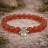 Angyali segítség ásvány karkötő- karneol