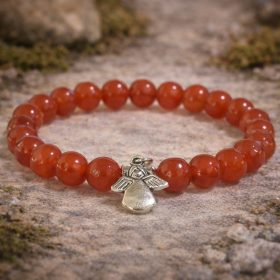 Angyali segítség ásvány karkötő- karneol