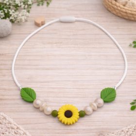 Anyuka lánc - virágos, leveles