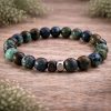 Egyéni fejlődés ásvány karkötő - azúrmalachit