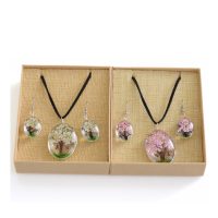 Ékszer szettek -  valódi virágokkal